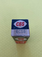 Load image into Gallery viewer, CBS 6CS6 Vacuum Tube Valve NOS NIB