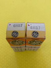Load image into Gallery viewer, 2 General Electric GE 6HB7 Vacuum Tubes NOS NIB Lot Of Two