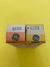 Load image into Gallery viewer, 2 General Electric GE 6EH5 Vacuum Tubes NOS NIB Lot Of Two