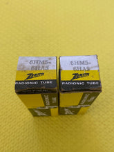 Load image into Gallery viewer, 2 Zenith 6HA5 6HM5 Vacuum Tubes Valves NOS NIB Lot Of Two