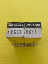 Load image into Gallery viewer, 2 Sylvania 6GS7 Vacuum Tubes Valves NOS NIB Lot Of Two
