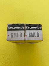 Load image into Gallery viewer, 2 Sylvania 6ML8 Vacuum Tubes NOS NIB Lot Of Two