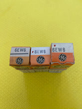 Load image into Gallery viewer, 3 General Electric GE 6EW6 Vacuum Tubes Valves NOS NIB Lot Of Three