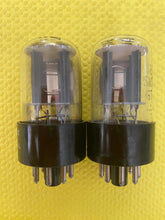Load image into Gallery viewer, Matched Pair General Electric GE 12SN7 12SN7GT Vacuum Tubes Valves NOS NIB