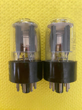 Load image into Gallery viewer, Matched Pair General Electric GE 12SN7 12SN7GT Vacuum Tubes Valves NOS NIB