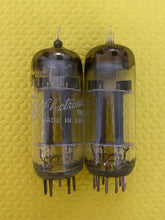 Load image into Gallery viewer, Matched Pair General Electric GE 12BH7 12BH7A Vacuum Tubes Valves 12AU7 Substitute For Tube Rolling NOS-Testing