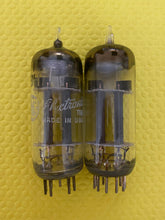 Load image into Gallery viewer, Matched Pair General Electric GE 12BH7 12BH7A Vacuum Tubes 12AU7 Substitute For Tube Rolling NOS-Testing