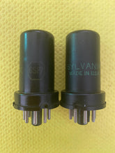 Load image into Gallery viewer, 2 Sylvania 6SF7 Vacuum Tubes Valves NOS-Testing Lot Of Two