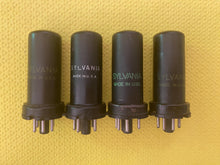 Load image into Gallery viewer, 4 Sylvania 5Z4 Vacuum Tubes Rectifier Lot Of Four