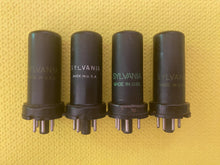 Load image into Gallery viewer, 4 Sylvania 5Z4 Vacuum Tubes Valves Rectifier Lot Of Four