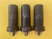 Load image into Gallery viewer, 3 RCA 5Z4 VT-74 CRC-5Z4 Vacuum Tubes Valves Milspec Rectifier Lot Of Three