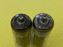 Load image into Gallery viewer, 2 Sylvania 6BQ5 EL84 Vacuum Tubes Valves Black Plate O Getters Lot Of Two