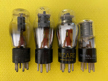 Load image into Gallery viewer, 4 US-Made Number / Type 41 #41 Vacuum Tubes Valves Clear Bottle Lot Of Four