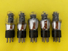 Load image into Gallery viewer, 5 Raytheon Number / Type 41 #41 Vacuum Tubes Clear Bottle Lot Of Five