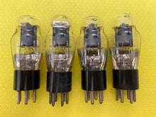 Load image into Gallery viewer, 4 RCA Cunningham Number / Type 41 #41 Vacuum Tubes Valves Engraved / Hot-Stamped Bases Lot Of Four