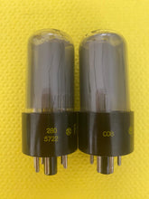 Load image into Gallery viewer, Matched Pair Raytheon 6V6 6V6GT Vacuum Tubes Gray Glass