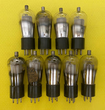 Load image into Gallery viewer, 9 RCA Radiotron UY-224 UY224 24 #24 Vacuum Tubes Valves Globe Balloon Mesh Plate Lot Of Nine