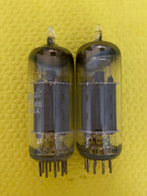 Load image into Gallery viewer, Matched Pair General Electric GE 12BH7 12BH7A Vacuum Tubes 12AU7 Substitute For Tube Rolling NOS-Testing