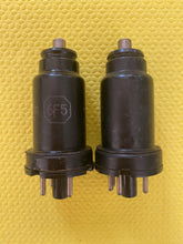 Load image into Gallery viewer, 2 Cunningham 6F5 6F5GT Vacuum Tubes Valves Lot Of Two