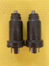 Load image into Gallery viewer, 2 Cunningham 6F5 Vacuum Tubes Valves Lot Of Two