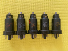 Load image into Gallery viewer, 5 General Electric GE 6F5 Vacuum Tubes Valves Lot Of Five