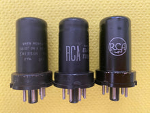 Load image into Gallery viewer, 3 RCA 6C5 Vacuum Tubes Valves Lot Of Three
