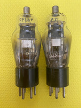 Load image into Gallery viewer, 2 Philco Number / Type 75 #75 Vacuum Tubes Valves Engraved Base Lot Of Two
