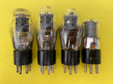 Load image into Gallery viewer, 4 US-Made Number / Type 41 #41 Vacuum Tubes Valves Clear Bottle Lot Of Four