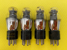Load image into Gallery viewer, 4 Philco Number / Type 41 #41 Vacuum Tubes Clear Bottle Lot Of Four