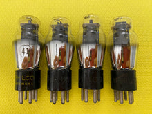 Load image into Gallery viewer, 4 Philco Number / Type 41 #41 Vacuum Tubes Clear Bottle Lot Of Four