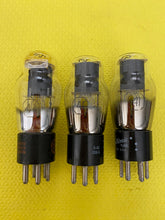 Load image into Gallery viewer, 3 General Electric GE Number / Type 41 #41 Vacuum Tubes Valves Clear Bottle Lot Of Three