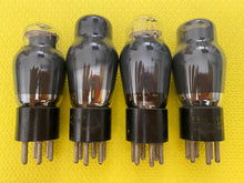 Load image into Gallery viewer, 4 US-Made Number / Type 41 #41 Vacuum Tubes Valves Coated Bottle Lot Of Four