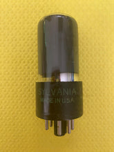 Load image into Gallery viewer, Sylvania 50L6 50L6GT Vacuum Tube Valve Gray And Silver Glass