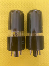Load image into Gallery viewer, Matched Pair General Electric GE 25L6 25L6GT Vacuum Tubes Valves