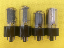 Load image into Gallery viewer, 4 US-Made 6AX4 6AX4GTB Vacuum Tubes Valves Lot Of Four