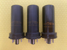 Load image into Gallery viewer, Matched Trio Raytheon 5Z4 Vacuum Tubes Rectifiers Lot Of Three