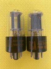Load image into Gallery viewer, Matched Pair RCA 6SN7 6SN7GTB Vacuum Tubes Valves
