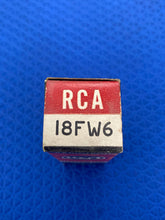 Load image into Gallery viewer, RCA Black Plate 18FW6 Vacuum Tube Valve NOS NIB