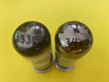 Load image into Gallery viewer, Matched Pair Sylvania 6L6 6L6GC Vacuum Tubes Valves