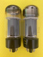 Load image into Gallery viewer, Matched Pair Sylvania 6L6 6L6GC Vacuum Tubes Valves