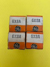 Load image into Gallery viewer, 4 General Electric GE 6X8 6X8A Vacuum Tubes Valves Lot Of Four