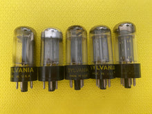 Load image into Gallery viewer, 5 Sylvania 6AX4 6AX4GT Vacuum Tubes Valves Lot Of Five