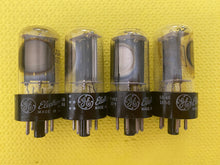 Load image into Gallery viewer, 4 General Electric GE 6AX4 6AX4GT Vacuum Tubes Lot Of Four