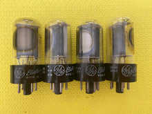 Load image into Gallery viewer, 4 General Electric GE 6AX4 6AX4GT Vacuum Tubes Lot Of Four