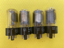 Load image into Gallery viewer, 4 General Electric GE 6AX4 6AX4GT Vacuum Tubes Lot Of Four