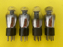 Load image into Gallery viewer, 4 Philco Number Type 27 #27 Vacuum Tubes Stamped / Engraved Bases Lot Of Four