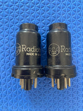 Load image into Gallery viewer, Matched Pair RCA 6C5 Vacuum Tubes Valves NOS-Testing