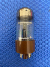Load image into Gallery viewer, Sylvania 6X5 JAN-6X5WGT Vacuum Tube Rectifier Milspec Black Plate NOS NIB