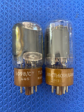 Load image into Gallery viewer, Matched Pair Tung-Sol 6AR6 6AR6WA JANCTL6098 Milspec Vacuum Tubes NOS NIB