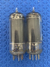 Load image into Gallery viewer, Matched Pair RCA 6CL6 Vacuum Tubes Valves Black Plate Triple 3 Mica